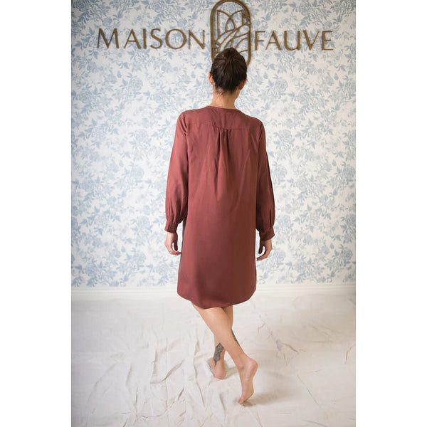 Atlas Shirt Dress and Blouse Maison Fauve Sewing Pattern – Sew Essential